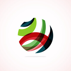 Abstract circle logo - minimalist emblem, timeless and universal shape of circle. Unique logo represent range of brands and concepts, encapsulating simplicity and creativity in single, iconic image