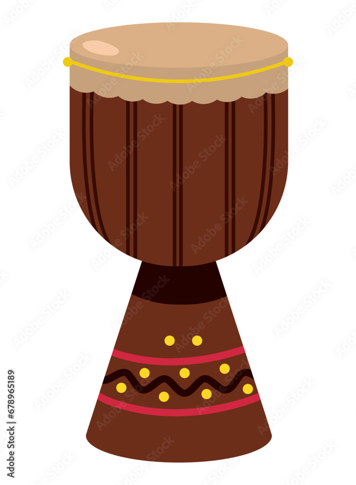 Sticker nigeria djembe drum