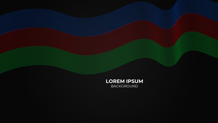 Futuristic abstract background with shiny red lines on dark background. Modern graphic design element future style concept for banner, flyer, card, or brochure cover. vector illustration