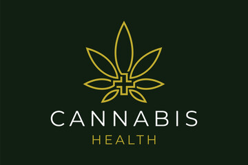 Cannabis Cross Logo