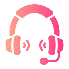 headphones Gradient icon