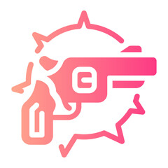 action game Gradient icon