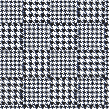 Abstract modern Sprayed distressed houndstooth seamless pattern