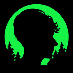 silhouette of a person