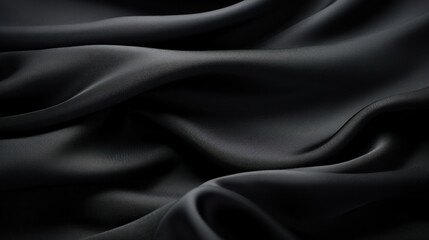 Fototapeta premium Black silk texture