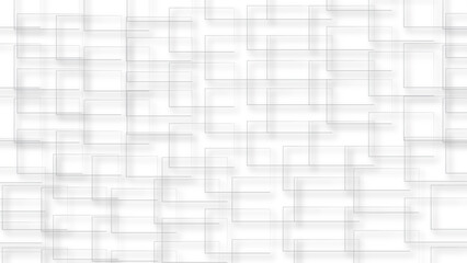 Mondrian line pattern vector. Design overlap square shape black on white background. Design print for illustration, textile, wallpaper, background. 
