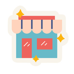 marketplace shop store sticker