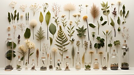 Botanical Specimen Collection photo. - obrazy, fototapety, plakaty