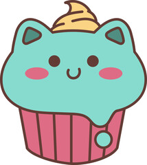 Cake Cute Dessert Illustration