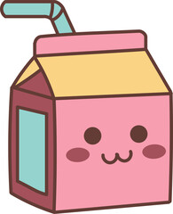 Milk Cute Dessert Illustration