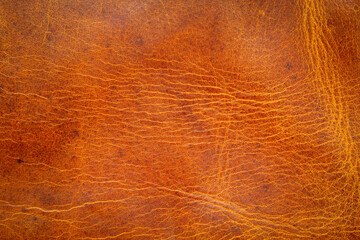 brown leather abstract from an old journal cover with scratches, marks and stains
