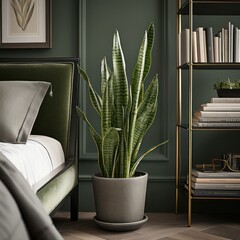 The Perfect Addition to Any Room: A Snake Plant for Your Bedside or Corner