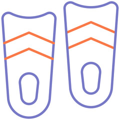 flippers vector design .svg