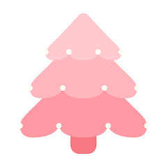 A Merry Pink Christmas tree