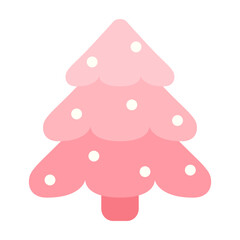 A Merry Pink Christmas tree