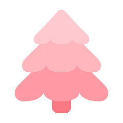 A Merry Pink Christmas tree