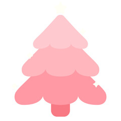 A Merry Pink Christmas tree