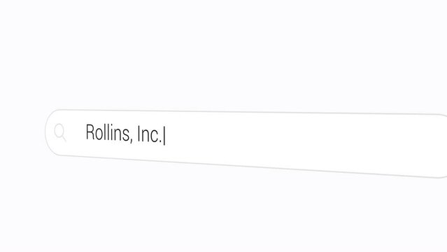 Searching Rollins, Inc. on the Search Engine