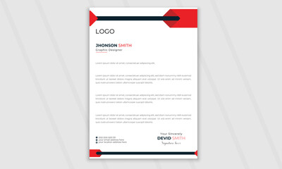 Creative latter head design, Business latter head template