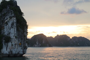 Ha Long Bay is a UNESCO World Heritage Site and popular travel destination in Quảng Ninh province, Vietnam