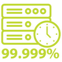 illustration of a icon uptime