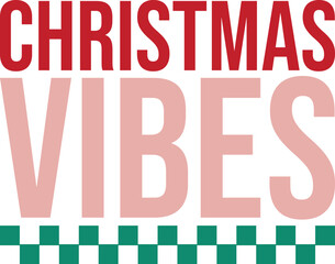 christmas retro svg design and digital download
