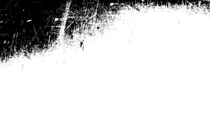 Grunge border vector texture background. Abstract frame overlay. Dirty and damaged backdrop. Vector graphic illustration with transparent.