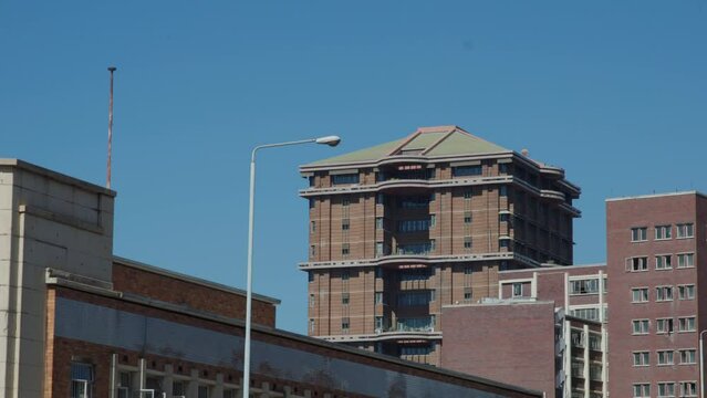 Agribank from a distance during the day, Harare Zimbabwe