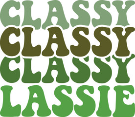 St. Patrick's Day retro svg design and digital download