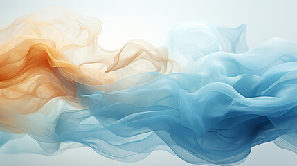 abstract blue smoke HD 8K wallpaper Stock Photographic Image