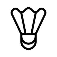 Fototapeta na wymiar Shuttlecock Icon Vector Symbol Design Illustration