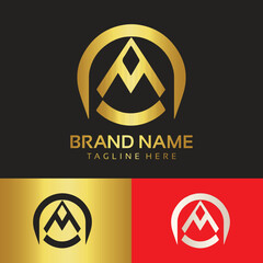 Gold luxury smart logo design vector. is a professional business logo design. this logo perfect for any business or organization. 100% Editable vectors. Icon symbol vector EPS 10. 