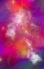 Art of Universe (sci fi style) for artwork and background