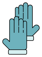 Winter glove icon
