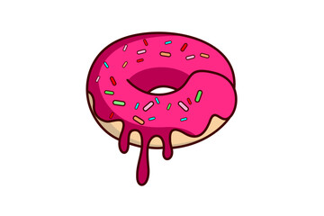 donut logo with attractive colors