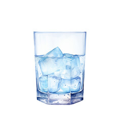  Menu drink bar ,drink glass shape,watercolor