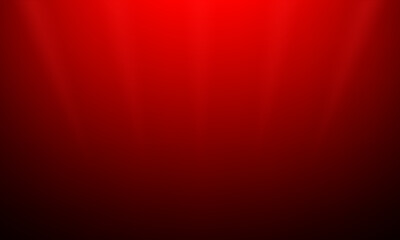 Red abstract background with smooth lines vector illustration