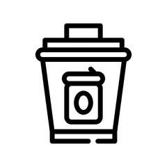 recycling line icon