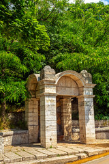 An ancient source of mineral water in resort Pyatigorsk,Northern Caucasus.