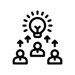 innovative line icon