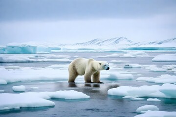 polar bear in the region