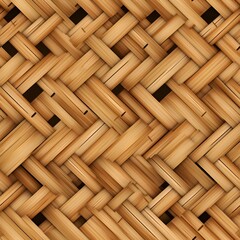 Seamless pasttern of bamboo weaves