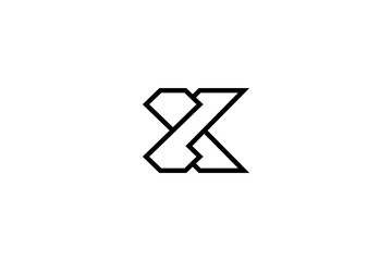 Letter X Diamond Logo Design