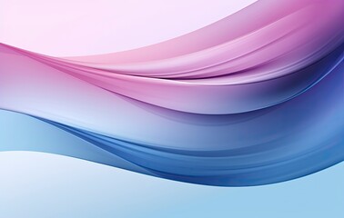 Smooth and Shiny Abstract Background with Cool Blue and Purple Flowing Fabric Style in Light Sky-Blue and Pink.
