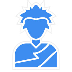 Vector Design Prehistoric Man Icon Style