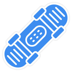 Vector Design Skateboard Icon Style