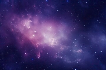 Naklejka premium Starry Milky Way Nebula Background.