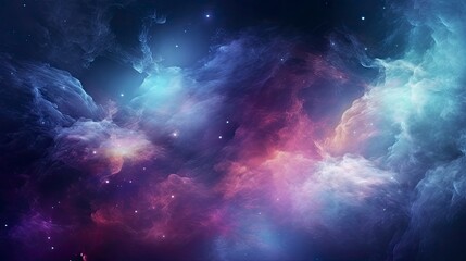 Naklejka premium Vibrant Galaxy Cloud Nebula Starry Night Cosmos Universe for Supernova Wallpaper.