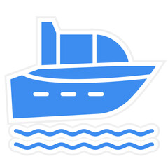 Vector Design Boat Icon Style