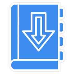 Vector Design Download Book Icon Style